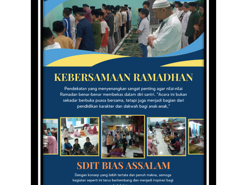 Kebersamaan Ramadan di SDIT BIAS ASSALAM
