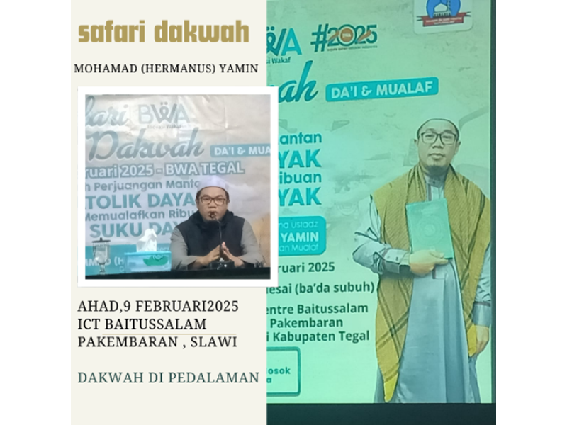 Cahaya Dakwah di Pedalaman Kalimantan