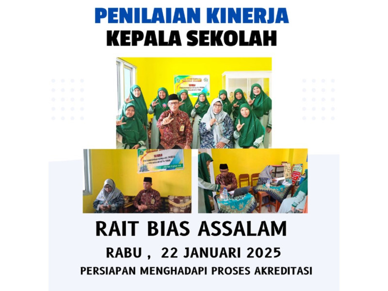 Supervisi Kinerja Kepala RA BIAS ASSALAM