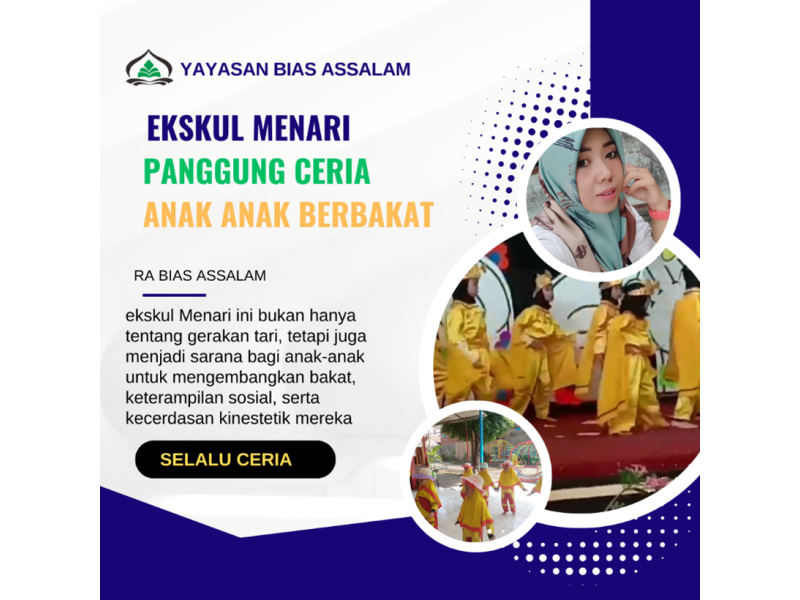 Ekskul Menari RA Bias Assalam: Panggung Ceria Anak anak Berbakat
