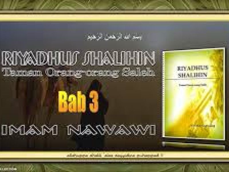 Serial : Petikan Kitab Riyadus Sholihin Bab 3 , Sabar