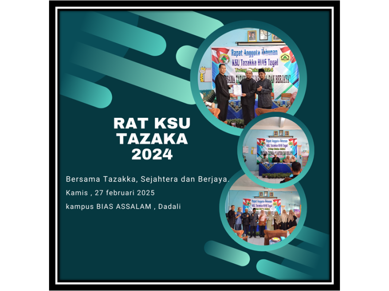 Rapat Anggota Tahunan (RAT) KSU Tazakka 2024