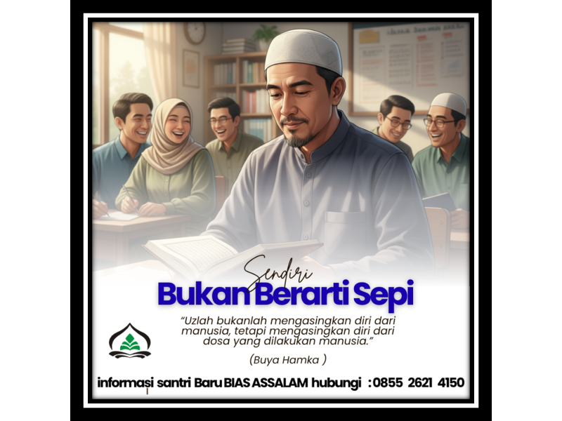 Sendiri Bukan Berarti Sepi